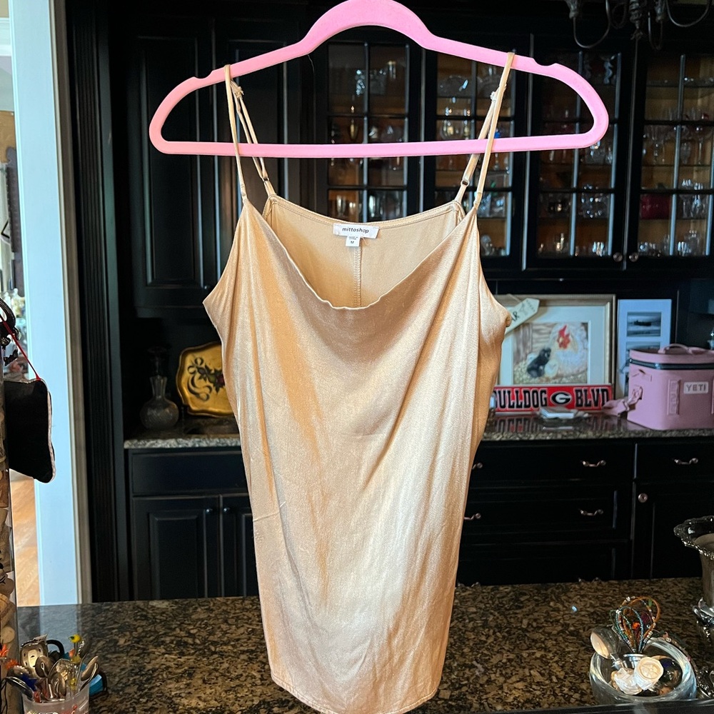 Elegant Gold Women's Top
